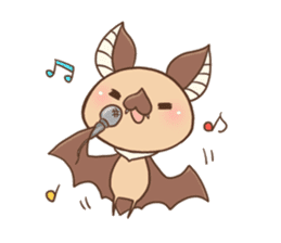 Small bats!! 2 sticker #9946475