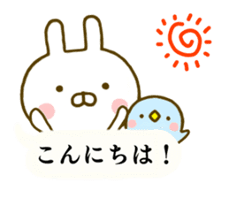 Rabbit Usahina Balloon sticker #9946645