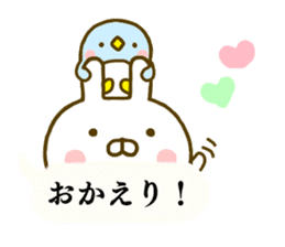 Rabbit Usahina Balloon sticker #9946662