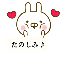 Rabbit Usahina Balloon sticker #9946668