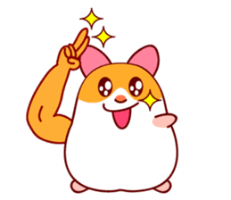 Hamster with the great right arm sticker #9947292
