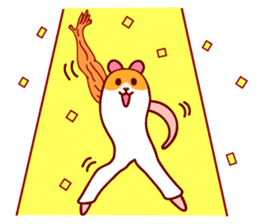 Hamster with the great right arm sticker #9947298