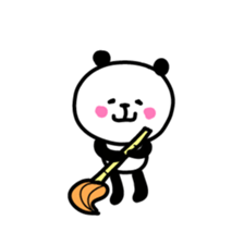 Smiling panda 1 sticker #9947402