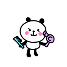 Smiling panda 1 sticker #9947412