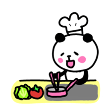 Smiling panda 1 sticker #9947421