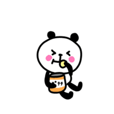 Smiling panda 1 sticker #9947427