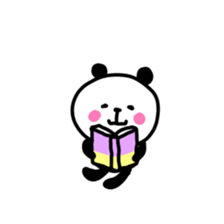 Smiling panda 1 sticker #9947428