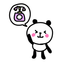 Smiling panda 1 sticker #9947433