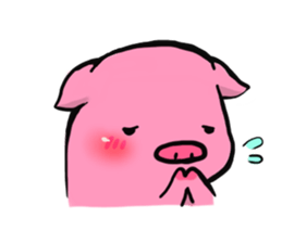 Shy shoat sticker #9947524