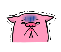 Shy shoat sticker #9947539