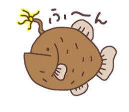 cute mystery fish sticker #9948129