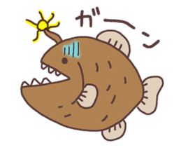 cute mystery fish sticker #9948131
