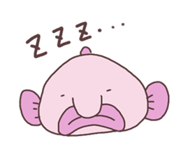 cute mystery fish sticker #9948133