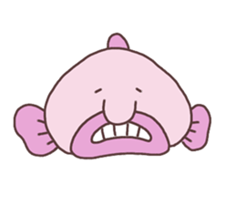 cute mystery fish sticker #9948135