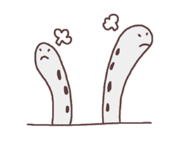 cute mystery fish sticker #9948150