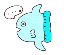 cute mystery fish sticker #9948161