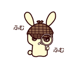 Detective of the rabbit sticker #9948890