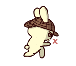 Detective of the rabbit sticker #9948896