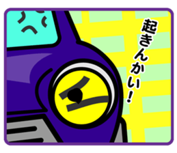 Funny Car Face sticker #9949421