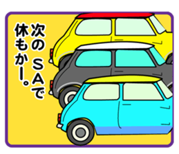 Funny Car Face sticker #9949459