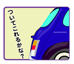 Funny Car Face sticker #9949482