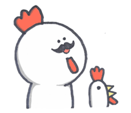 I love mustache!3(There is no letter) sticker #9949608