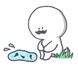 I love mustache!3(There is no letter) sticker #9949614