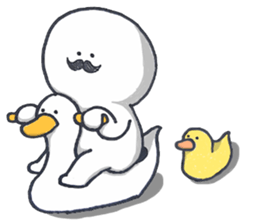 I love mustache!3(There is no letter) sticker #9949619