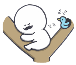 I love mustache!3(There is no letter) sticker #9949632