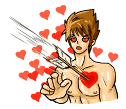 Strongman with friends:play again sticker #9949693