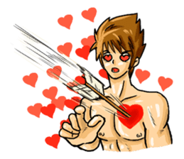 Strongman with friends:play again sticker #9949693