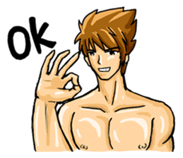 Strongman with friends:play again sticker #9949716