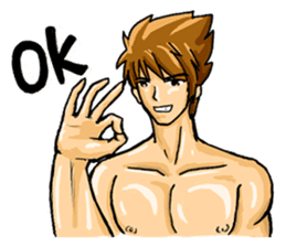 Strongman with friends:play again sticker #9949716