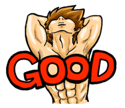 Strongman with friends:play again sticker #9949717