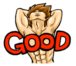 Strongman with friends:play again sticker #9949717