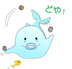 Super cute dolphins sticker #9950643