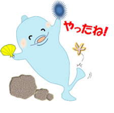 Super cute dolphins sticker #9950658