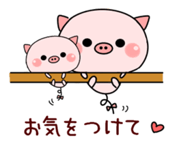 Baby baby pig sticker #9950838