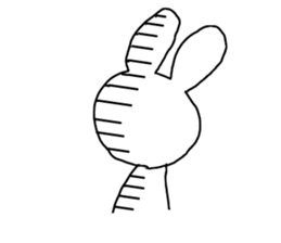 usako to tamani kumatan sticker #9951029