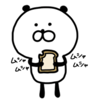 A panda and playful friends sticker #9951057