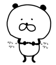 A panda and playful friends sticker #9951061