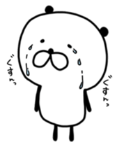 A panda and playful friends sticker #9951065