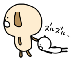 A panda and playful friends sticker #9951083