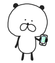 A panda and playful friends sticker #9951087