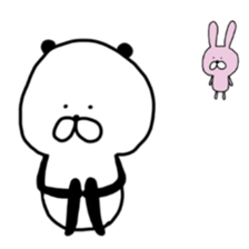 A panda and playful friends sticker #9951089