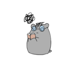 Gray Mouse sticker #9951348