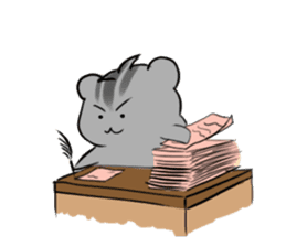 Gray Mouse sticker #9951361