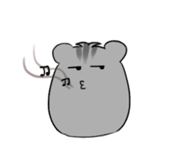 Gray Mouse sticker #9951365