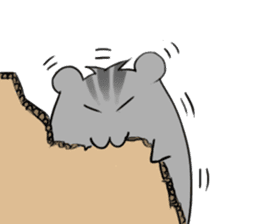 Gray Mouse sticker #9951374