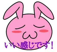 Big rabbit face sticker #9951384